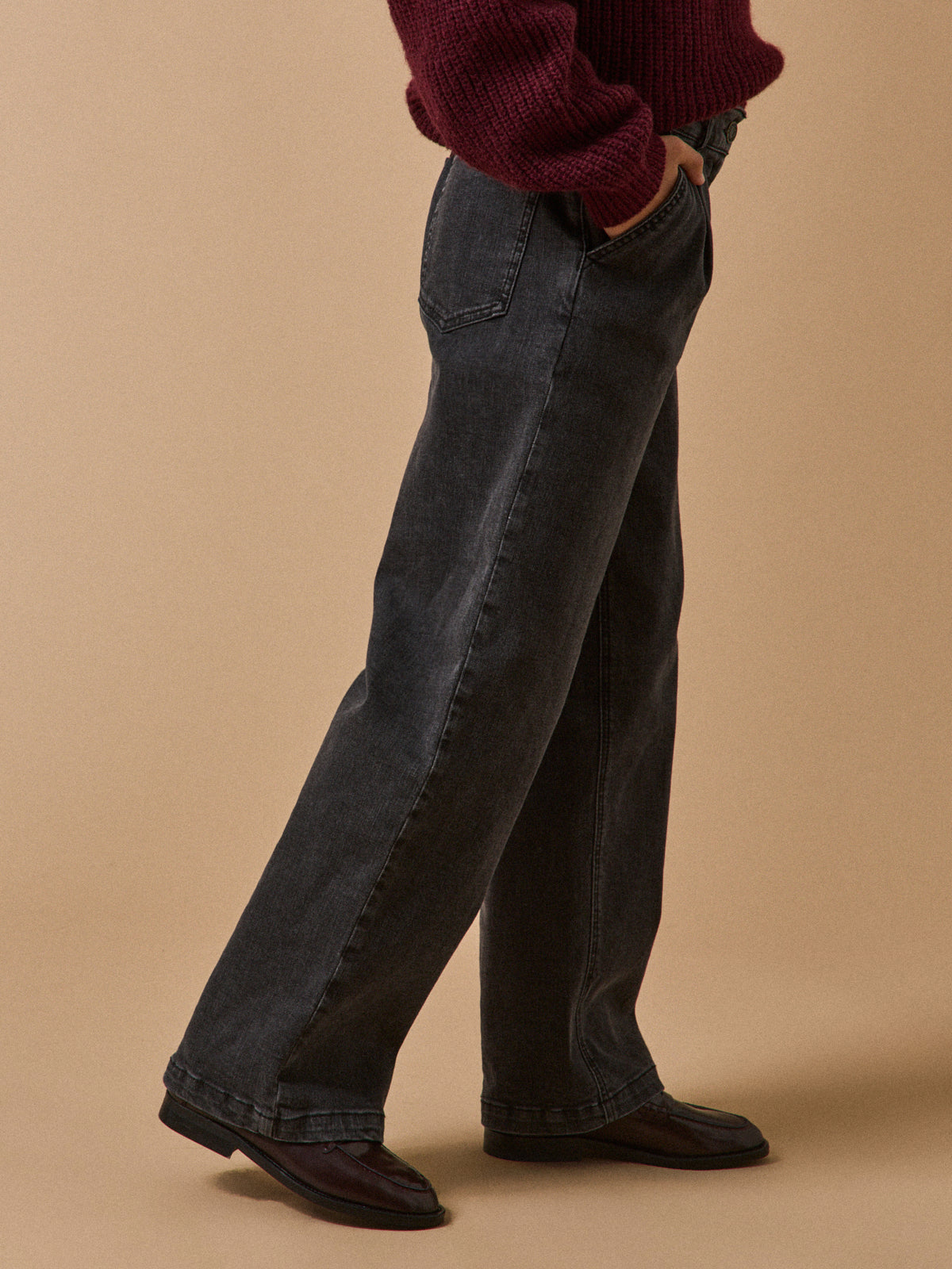 Pantalon large en denim - Collection Junior