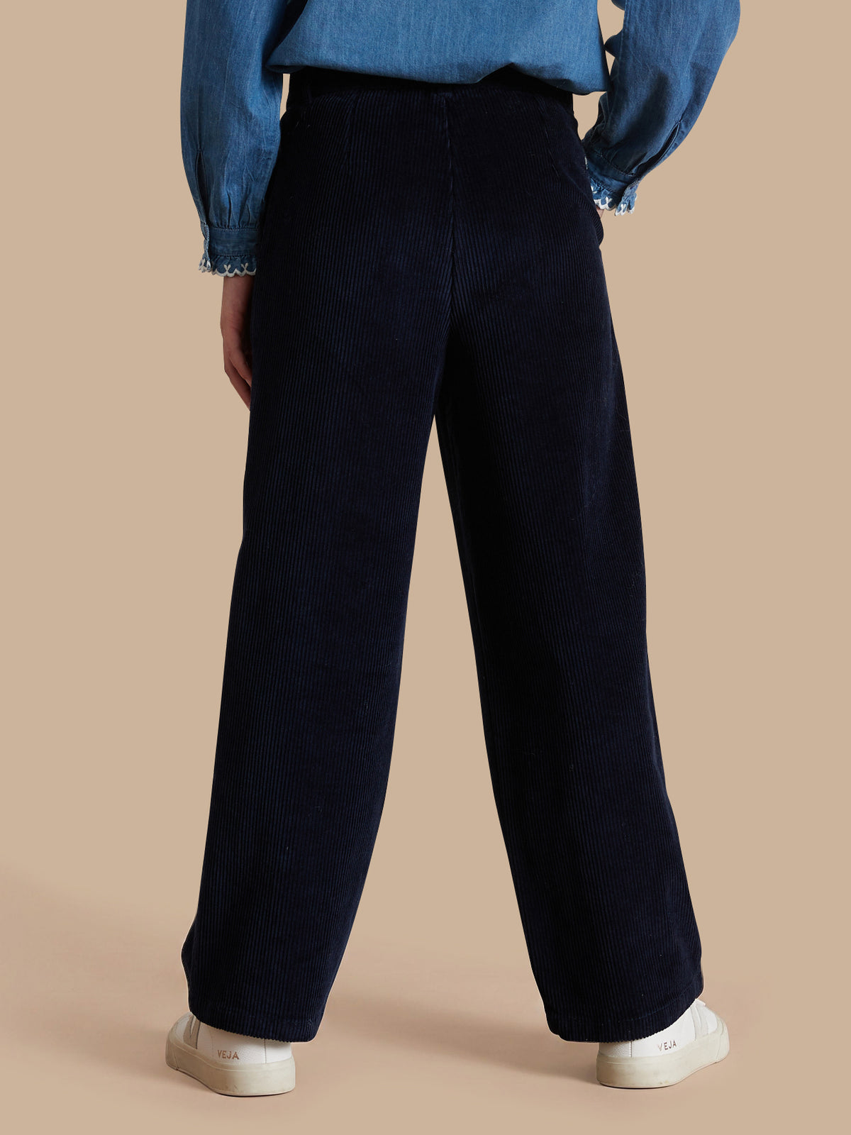 Pantalon large en velours Fille