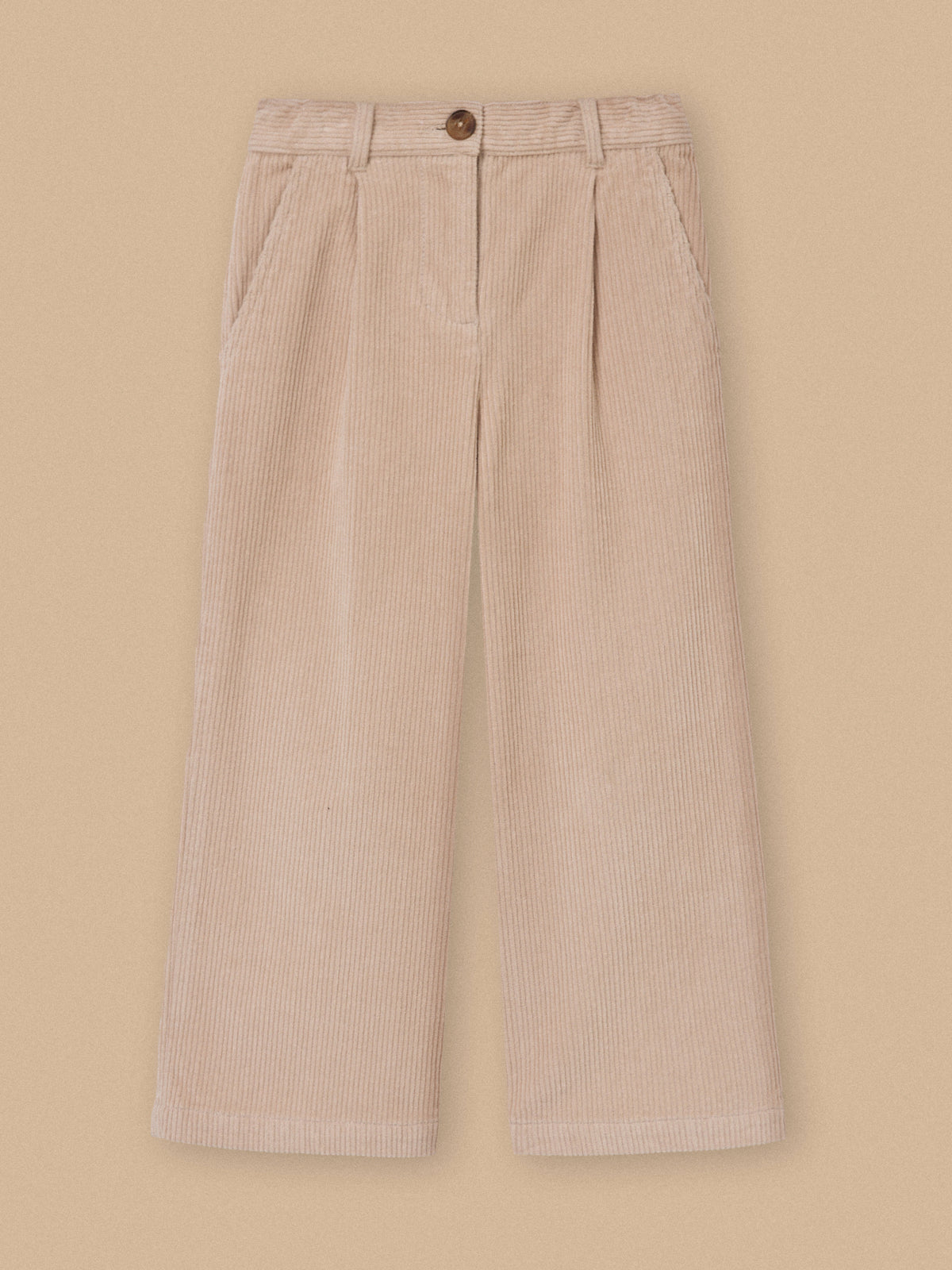 Pantalon large en velours Fille