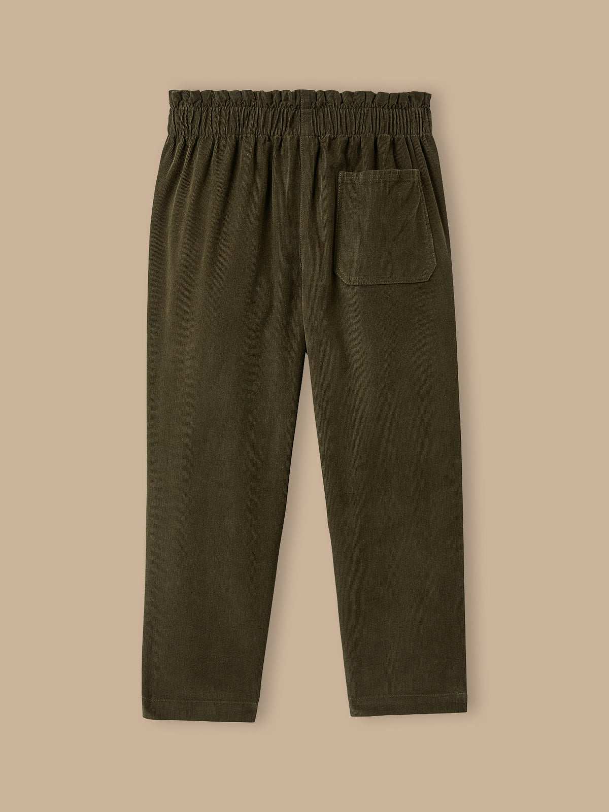 Pantalon large Fille en velours