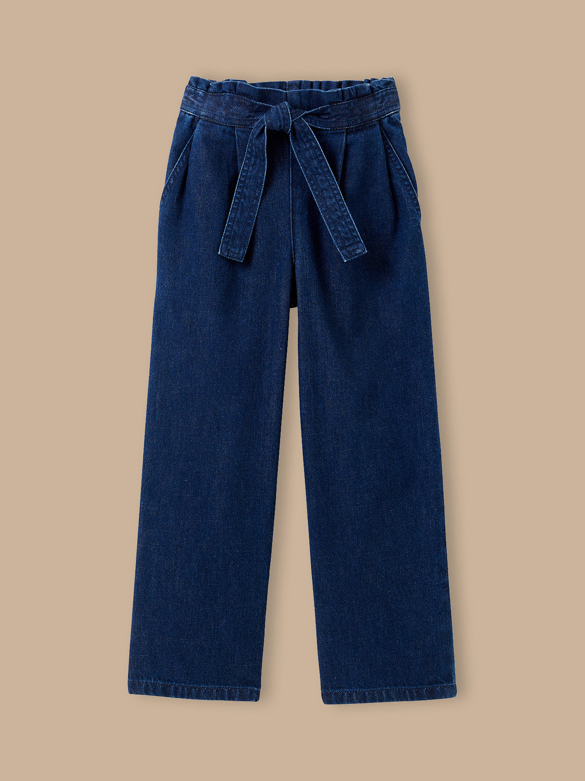 Pantalon large Fille denim light