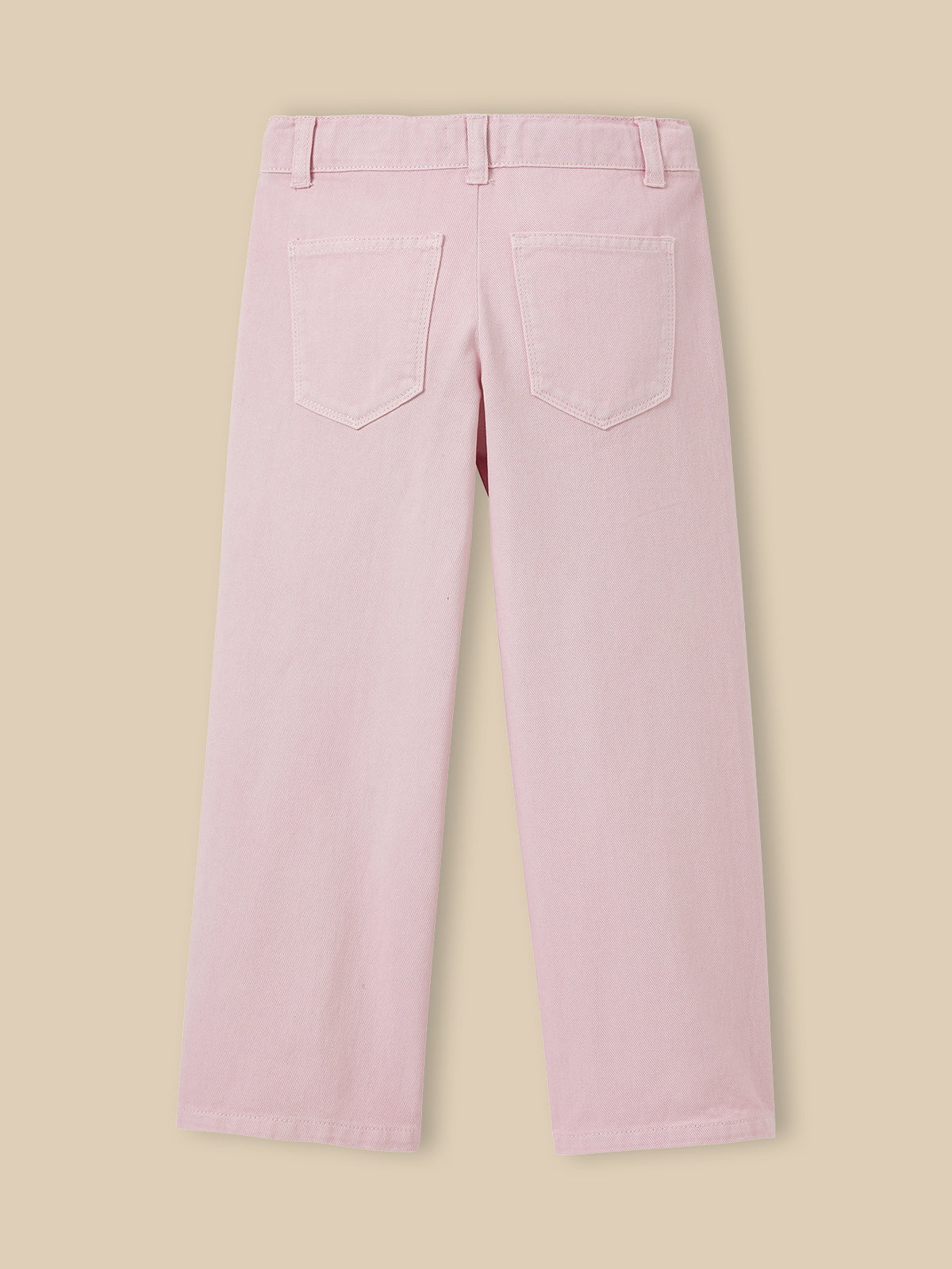 Pantalon droit Fille en denim