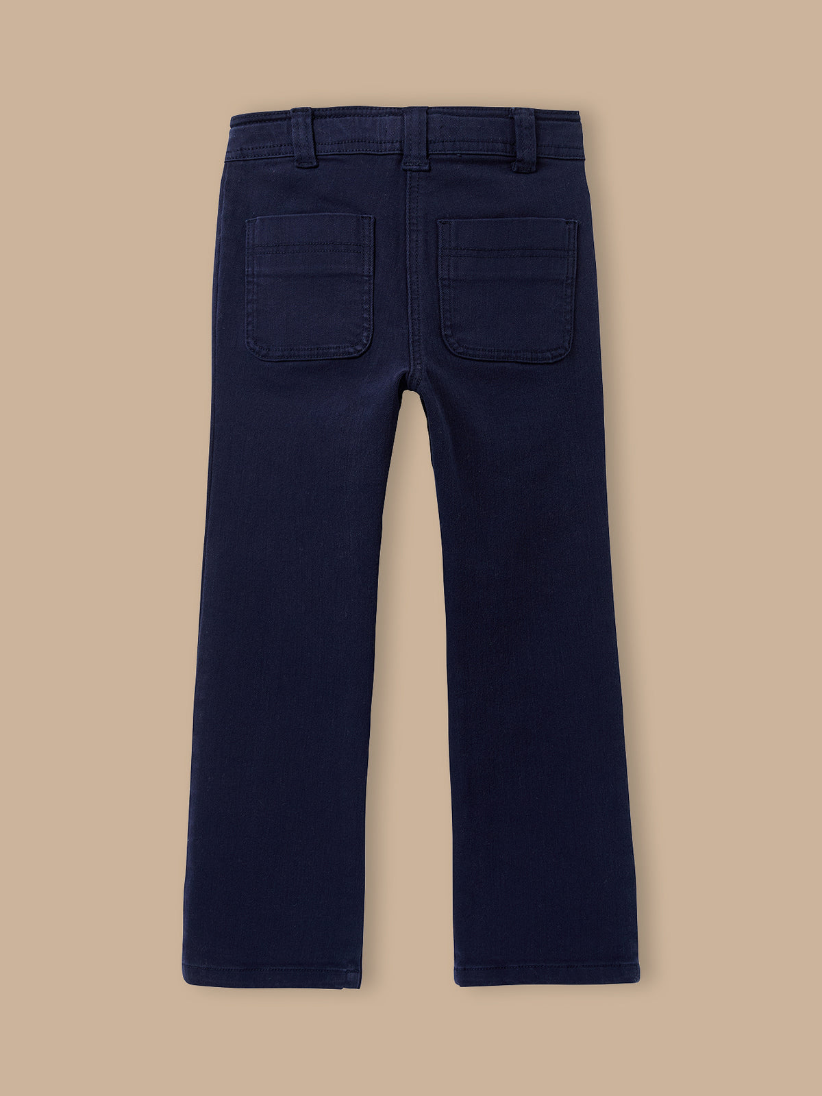 Pantalon flare Fille en twill