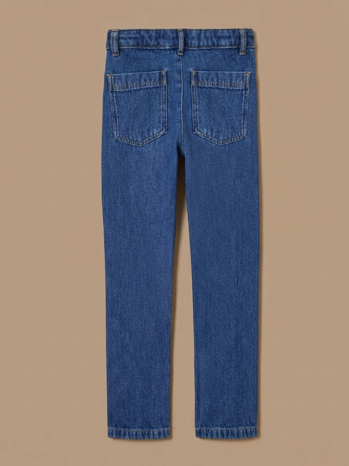 Pantalon droit Fille en denim