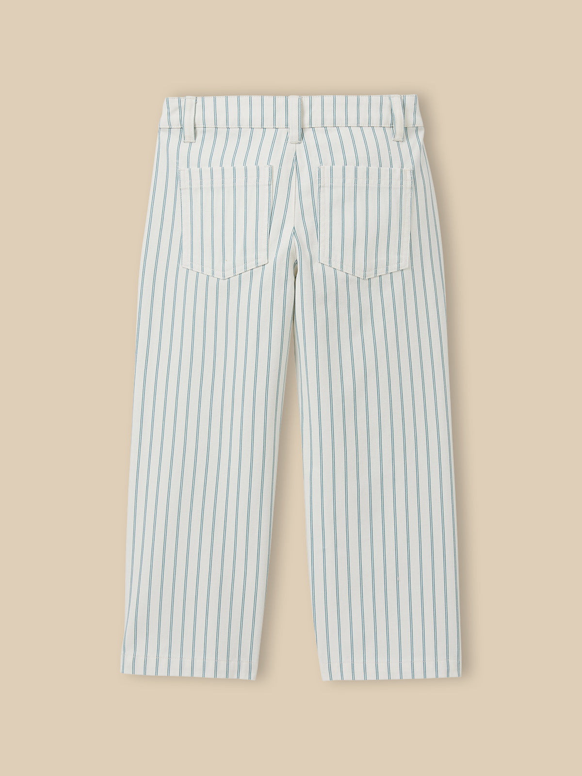 Pantalon en denim rayé Fille