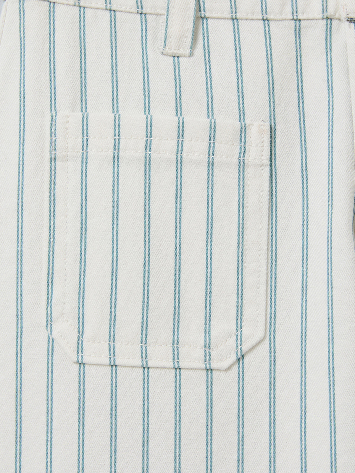 Pantalon en denim rayé Fille