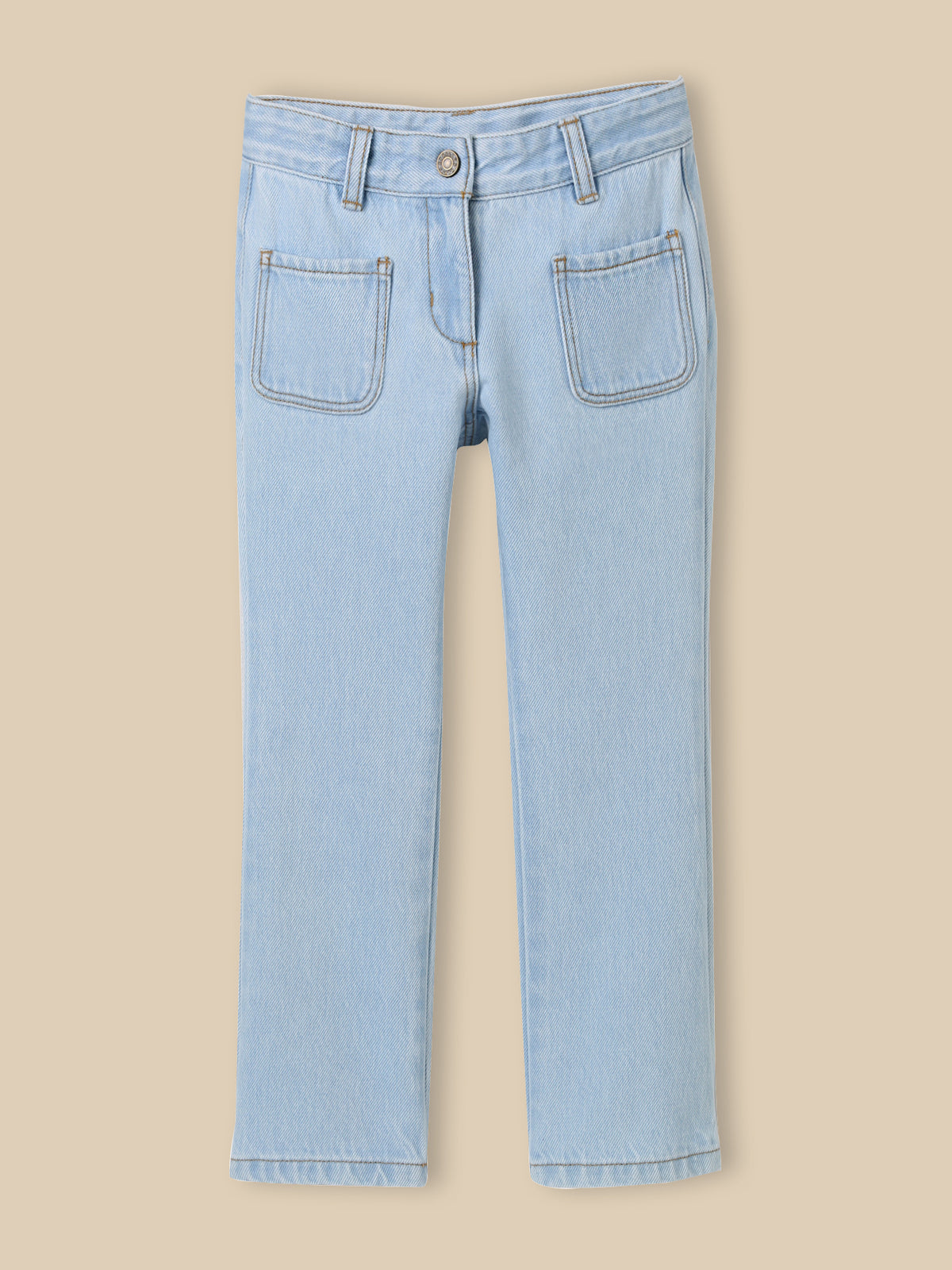 Pantalon flare Fille en denim