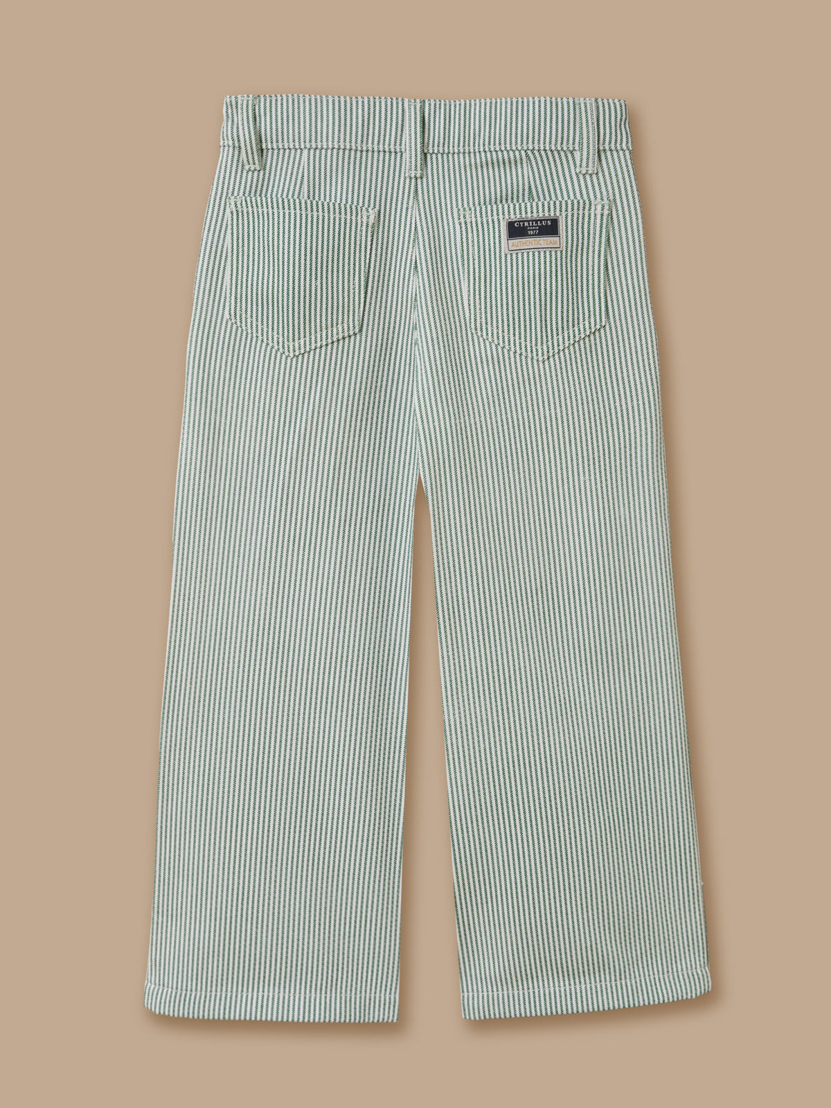 Pantalon large rayé Fille