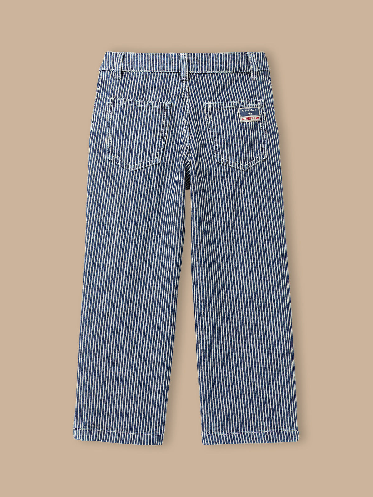Pantalon droit rayé Fille