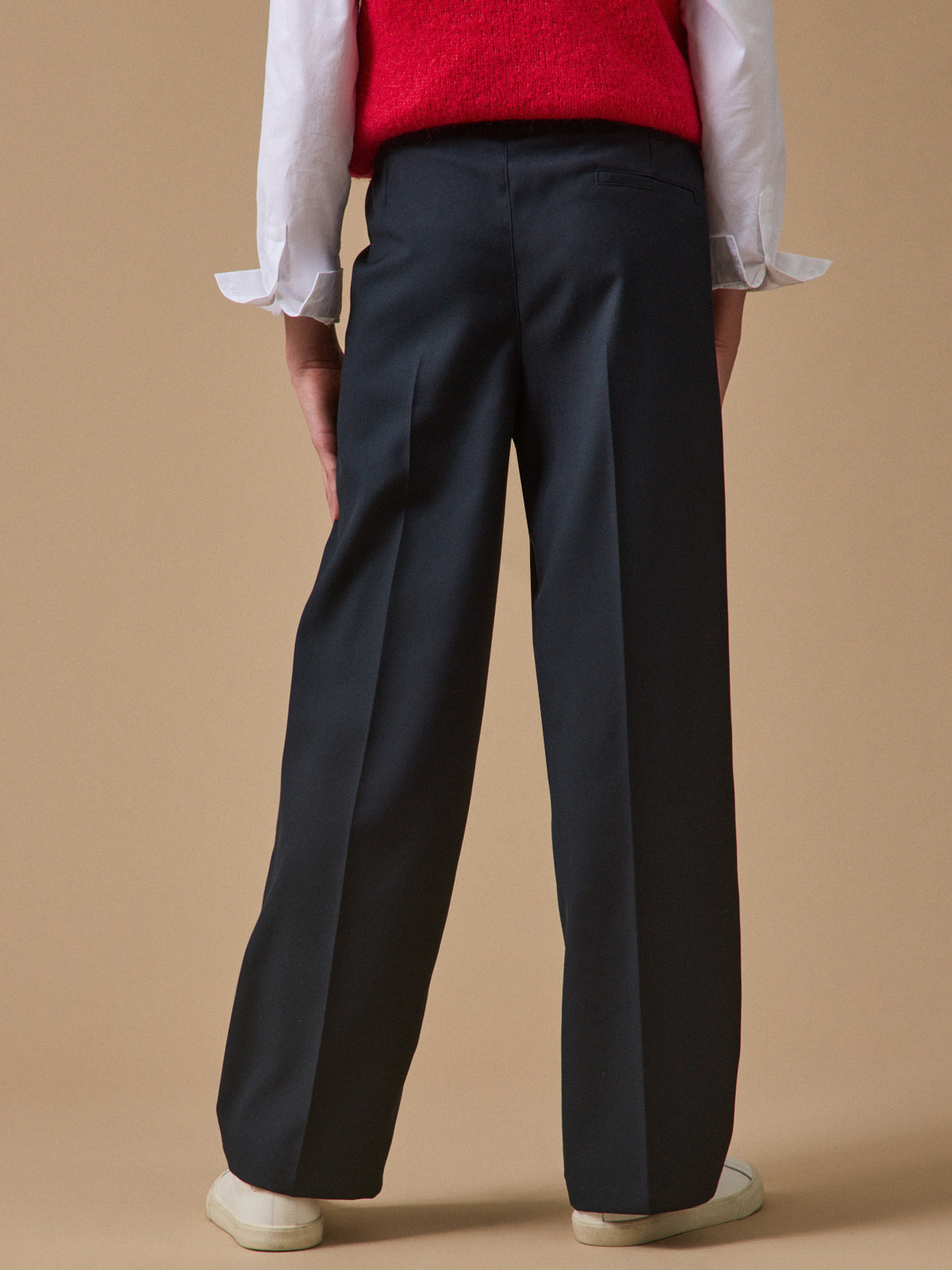 Pantalon large à pont Fille