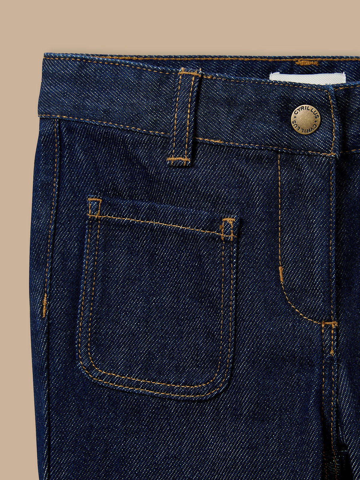 Pantalon flare Fille denim