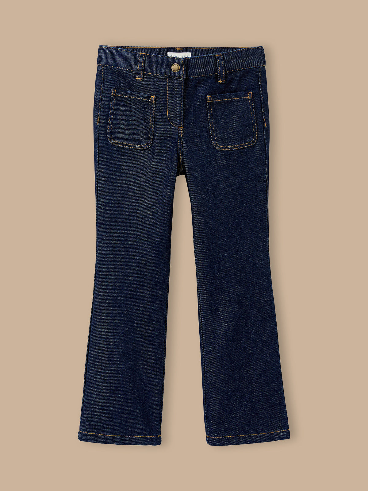 Pantalon flare Fille denim