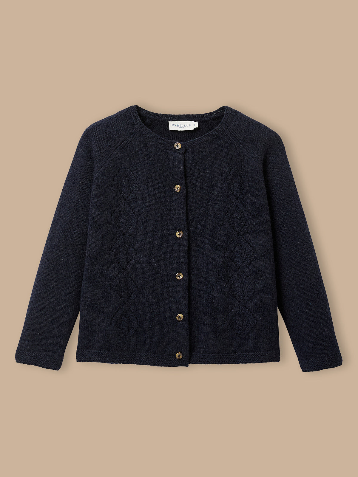 Cardigan Fille en laine mérinos