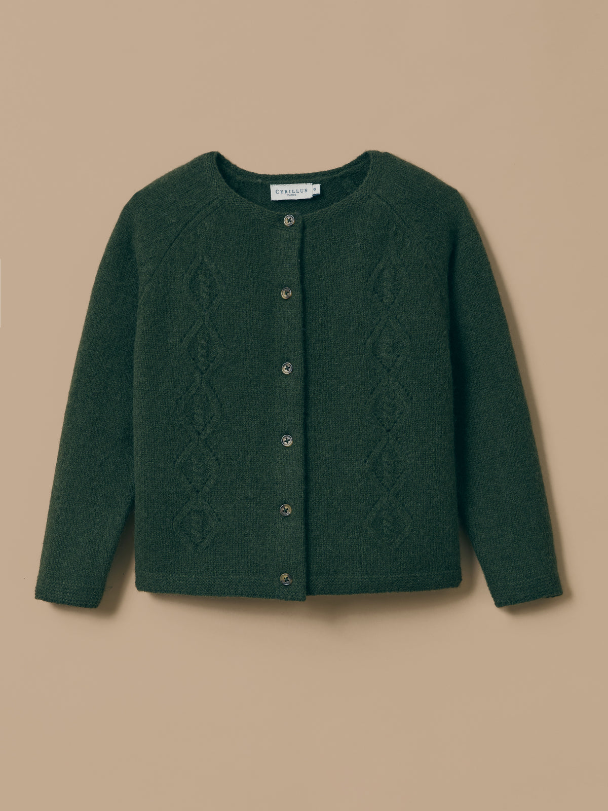 Cardigan Fille en laine mérinos