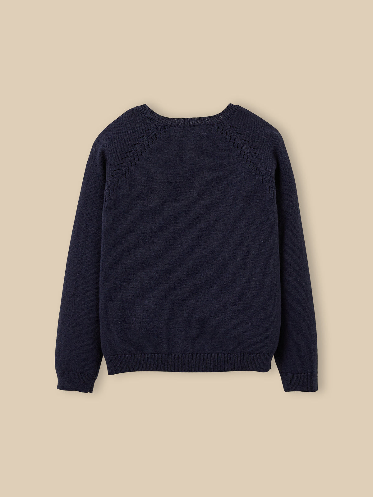 Cardigan Fille en coton et laine