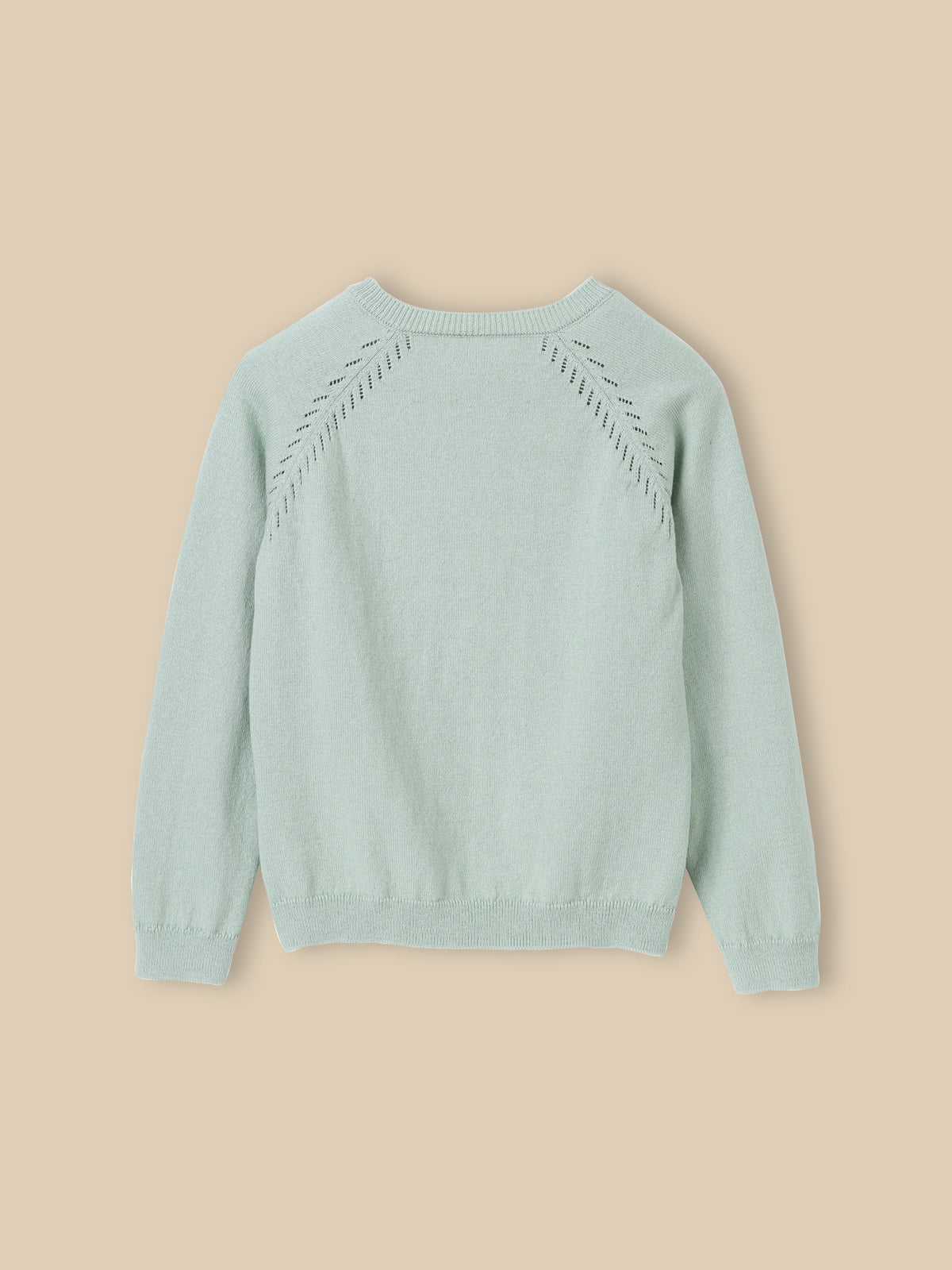 Cardigan Fille en coton et laine