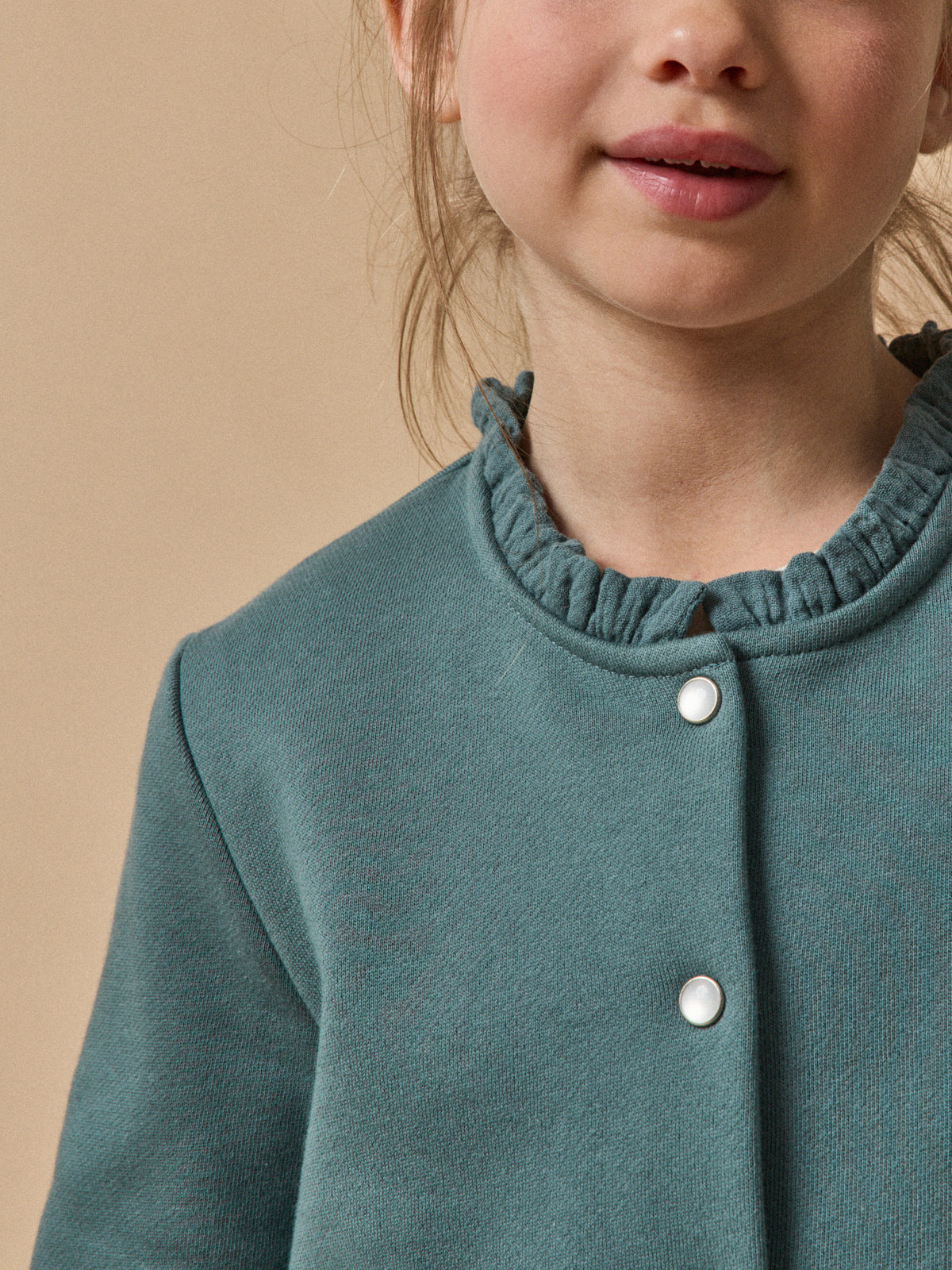 Gilet Fille en molleton - Coton biologique