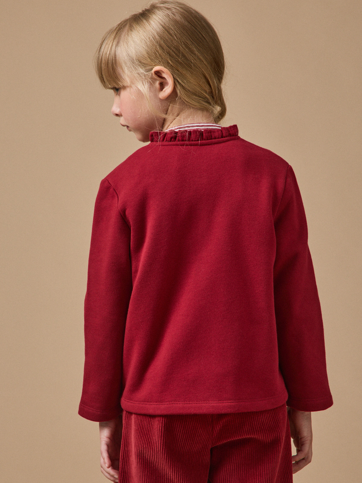 Gilet Fille en molleton - Coton biologique