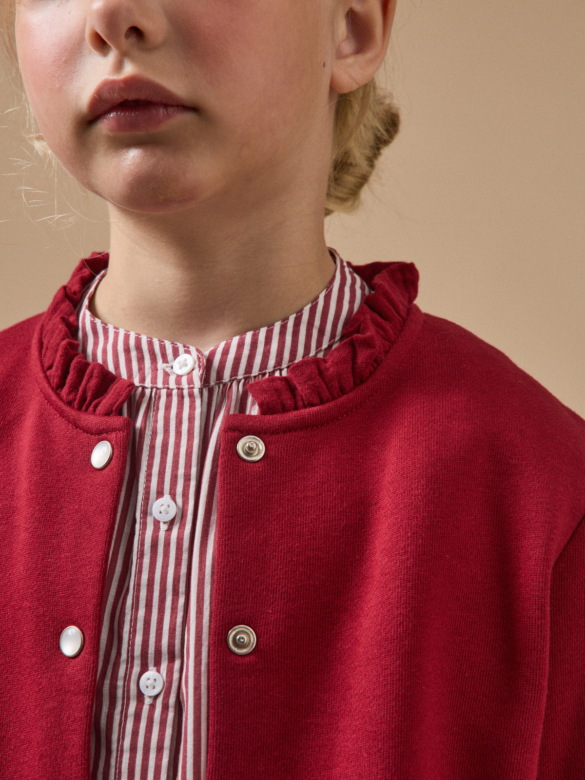 Gilet Fille en molleton - Coton biologique