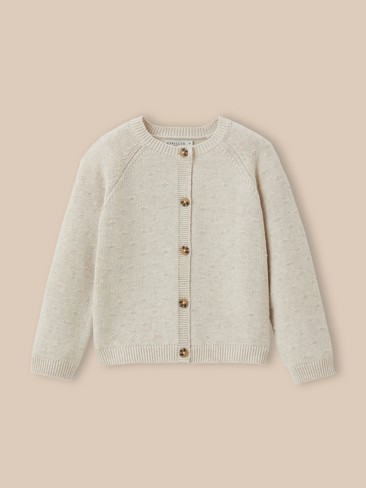 Cardigan Fille point fantaisie
