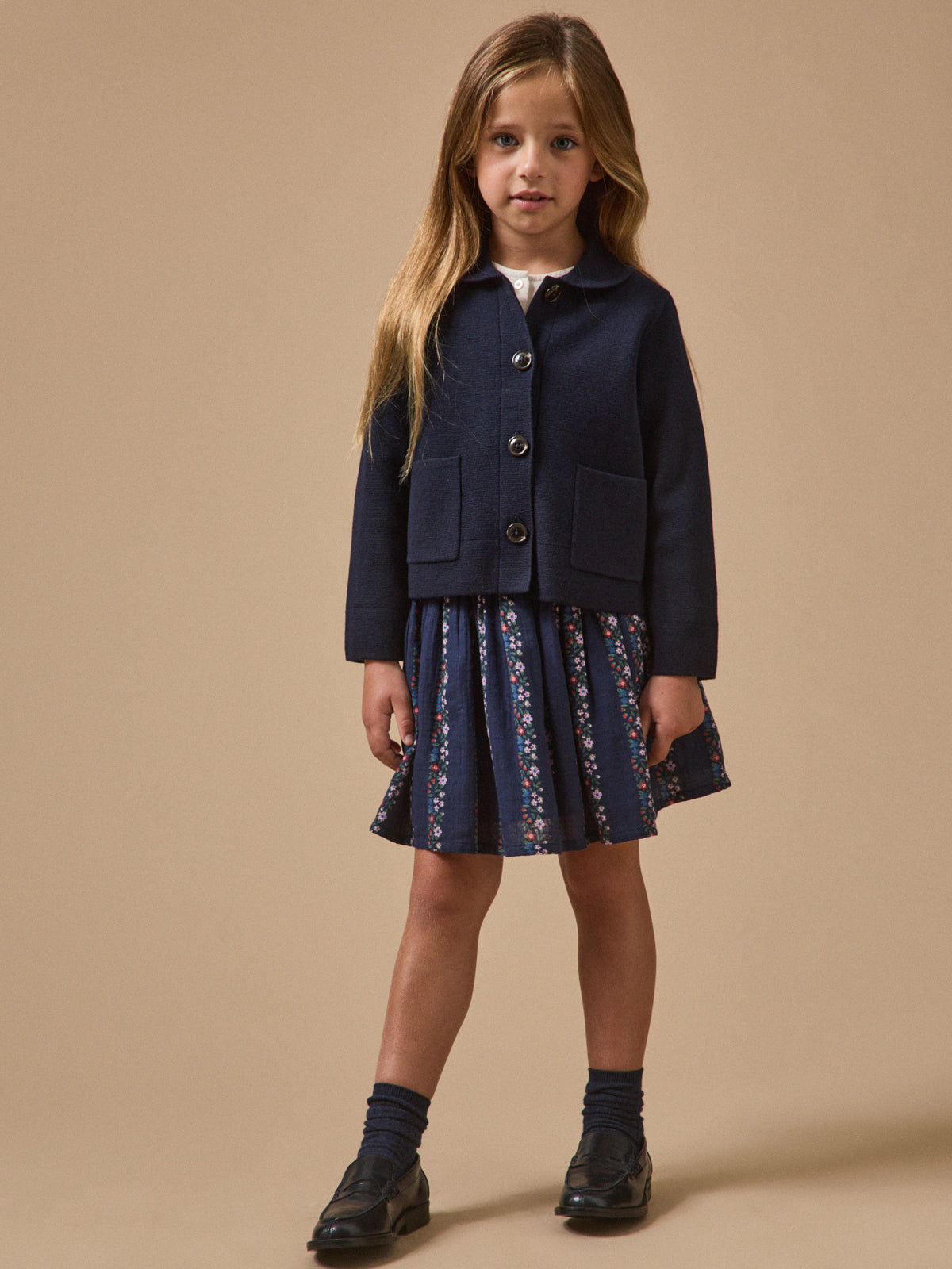 Cardigan en maille Milano Fille - collection Junior