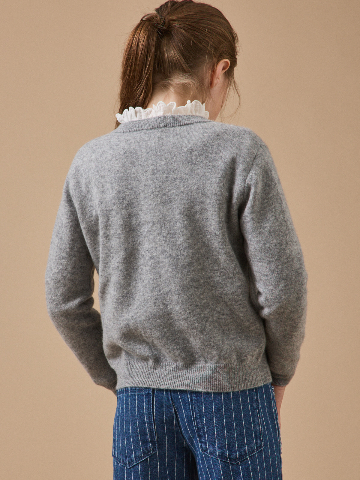 Cardigan en cachemire Fille