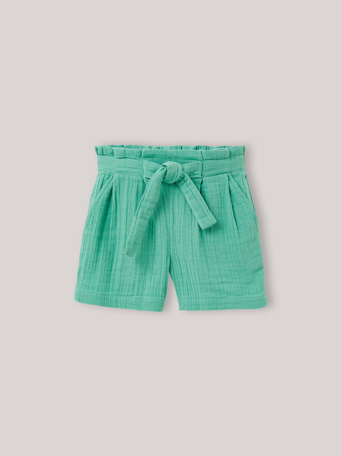 Short Fille en gaze de coton biologique