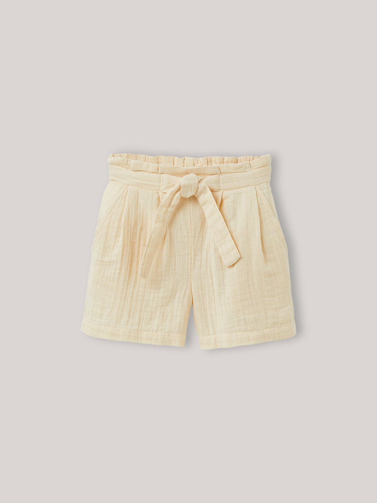 Short Fille en gaze de coton biologique