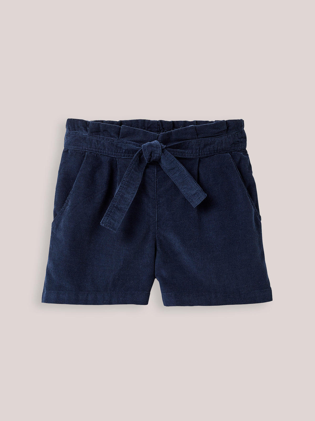 Short paper bag velours Fille