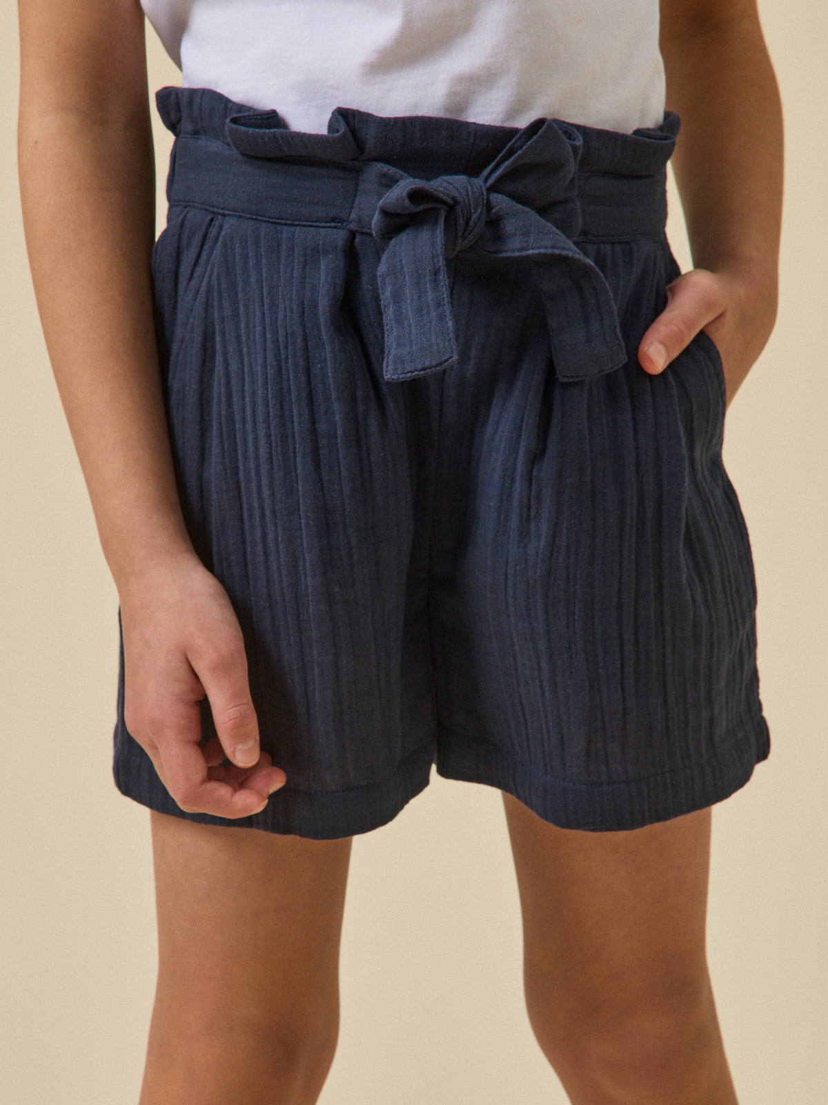 Short Fille en gaze de coton - Collection Junior