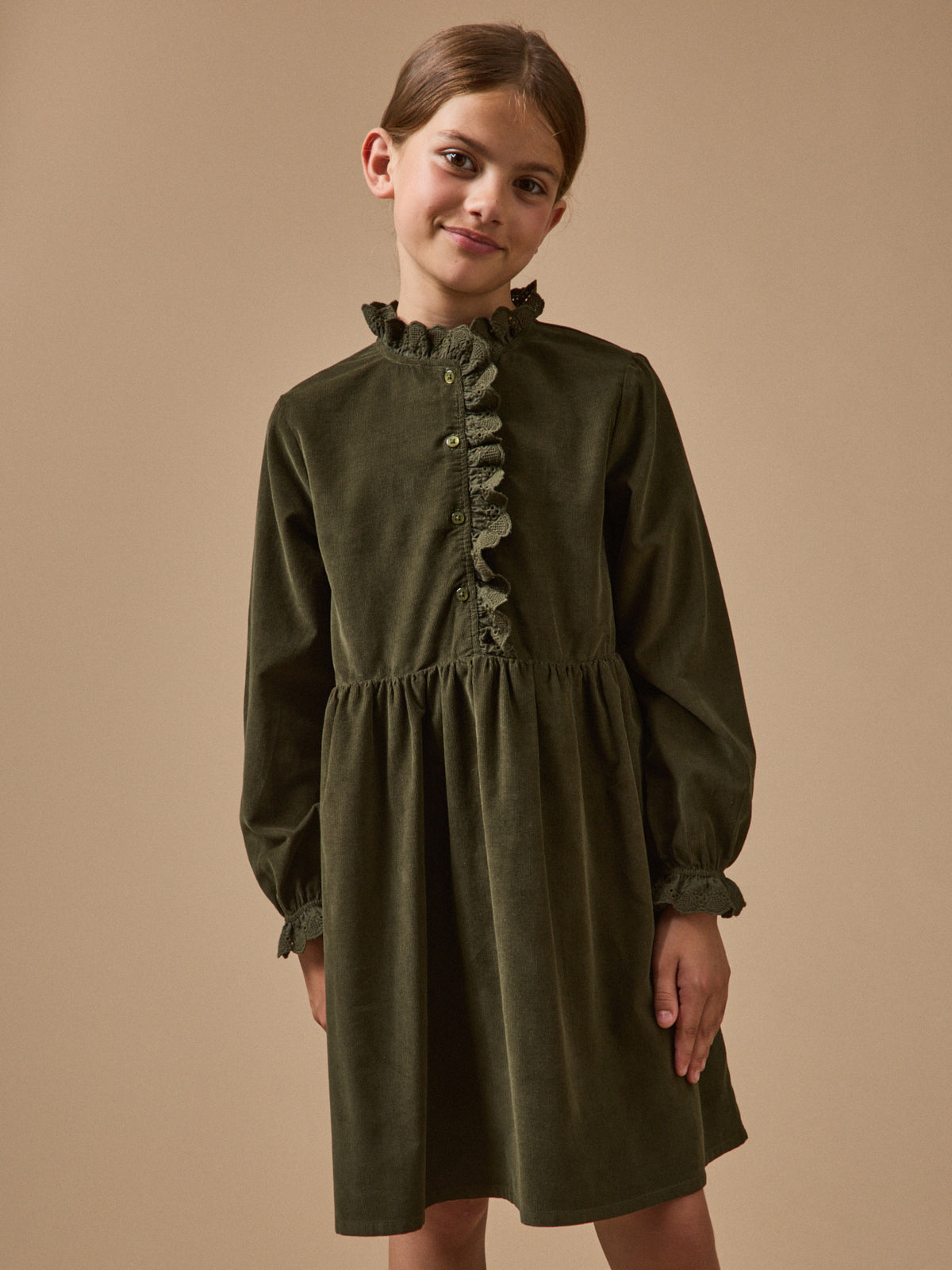 Robe Fille en velours