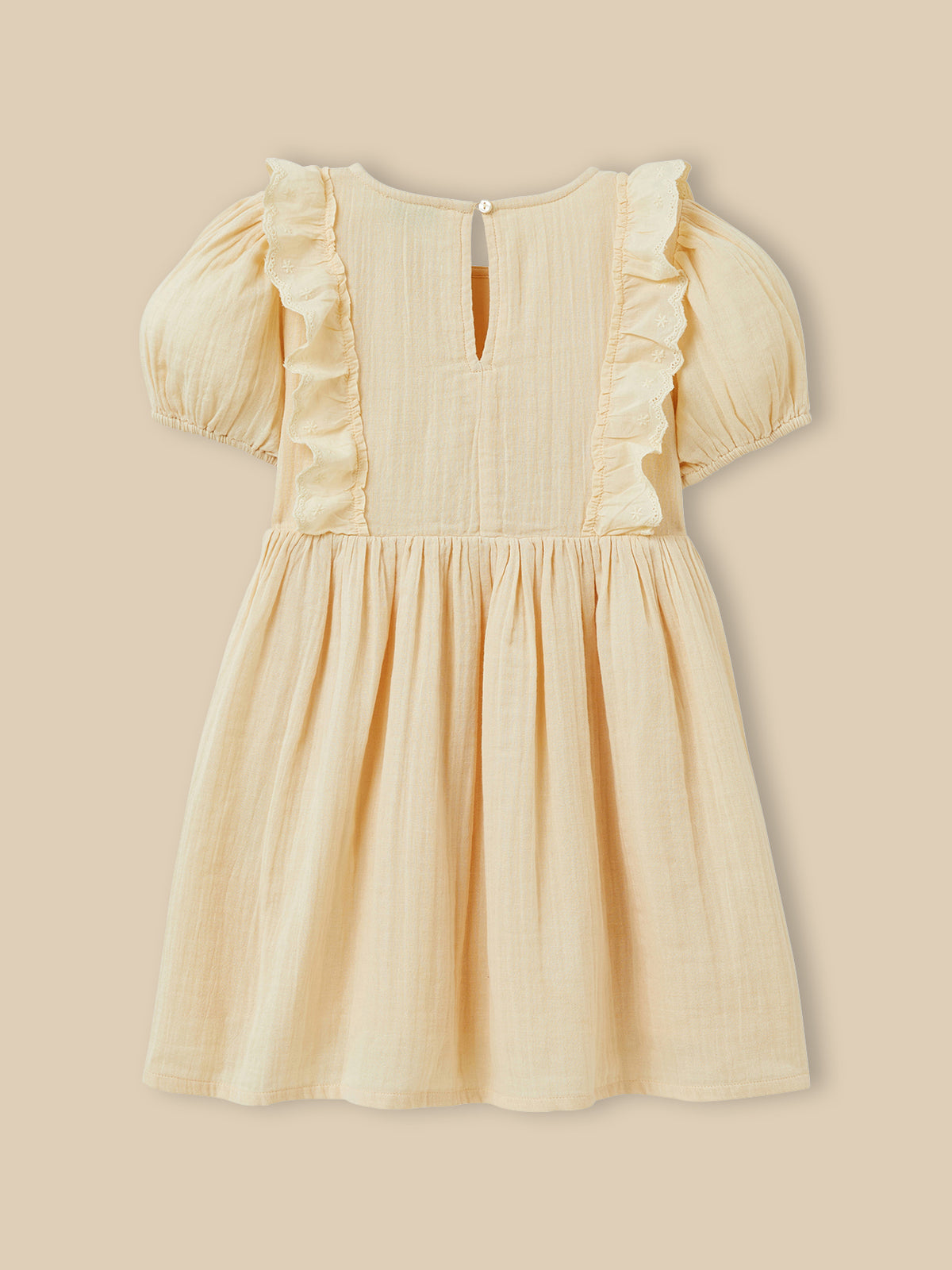 Robe Fille en gaze de coton biologique