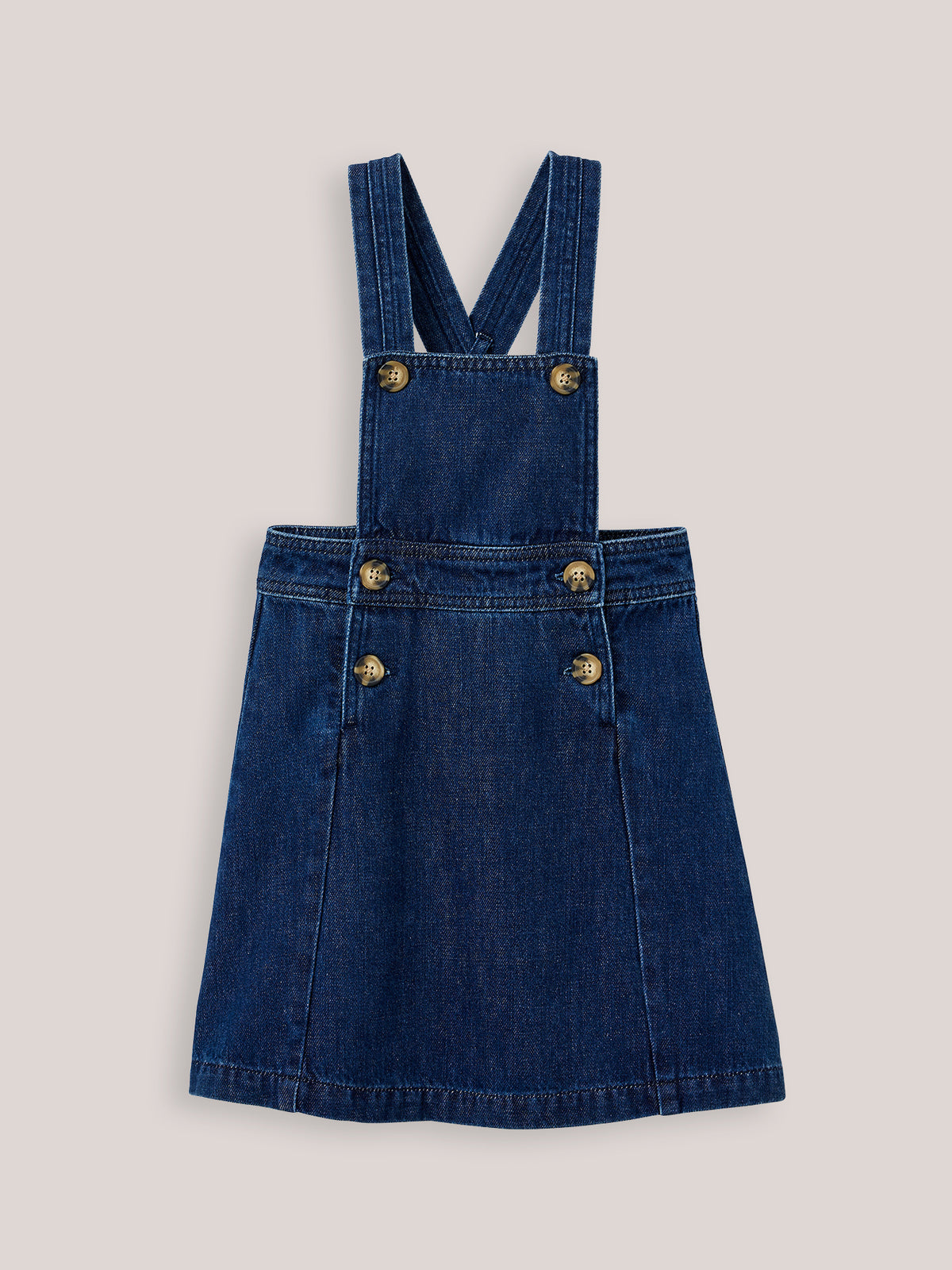 Robe tablier en denim Fille