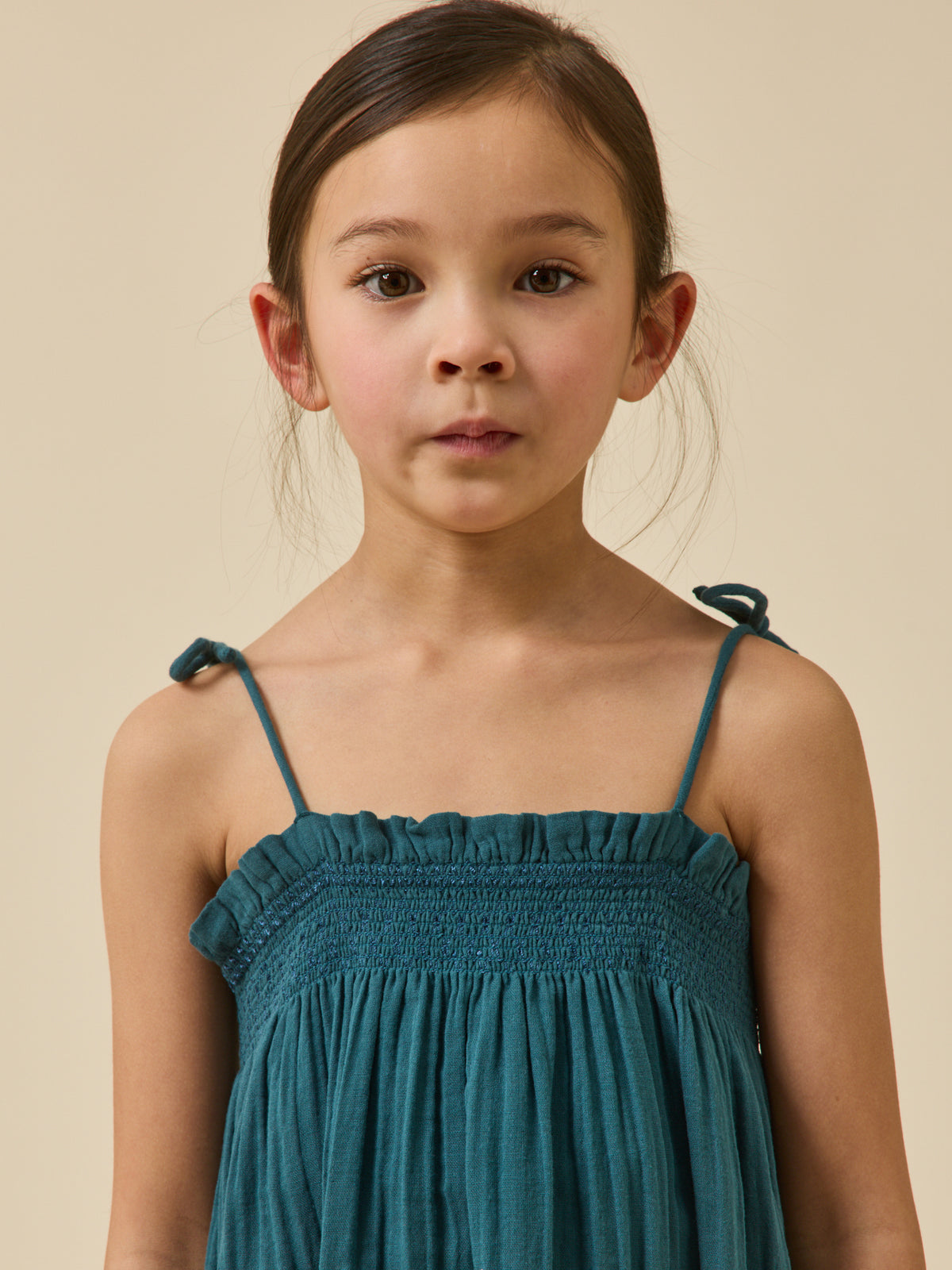 Robe en gaze de coton Fille