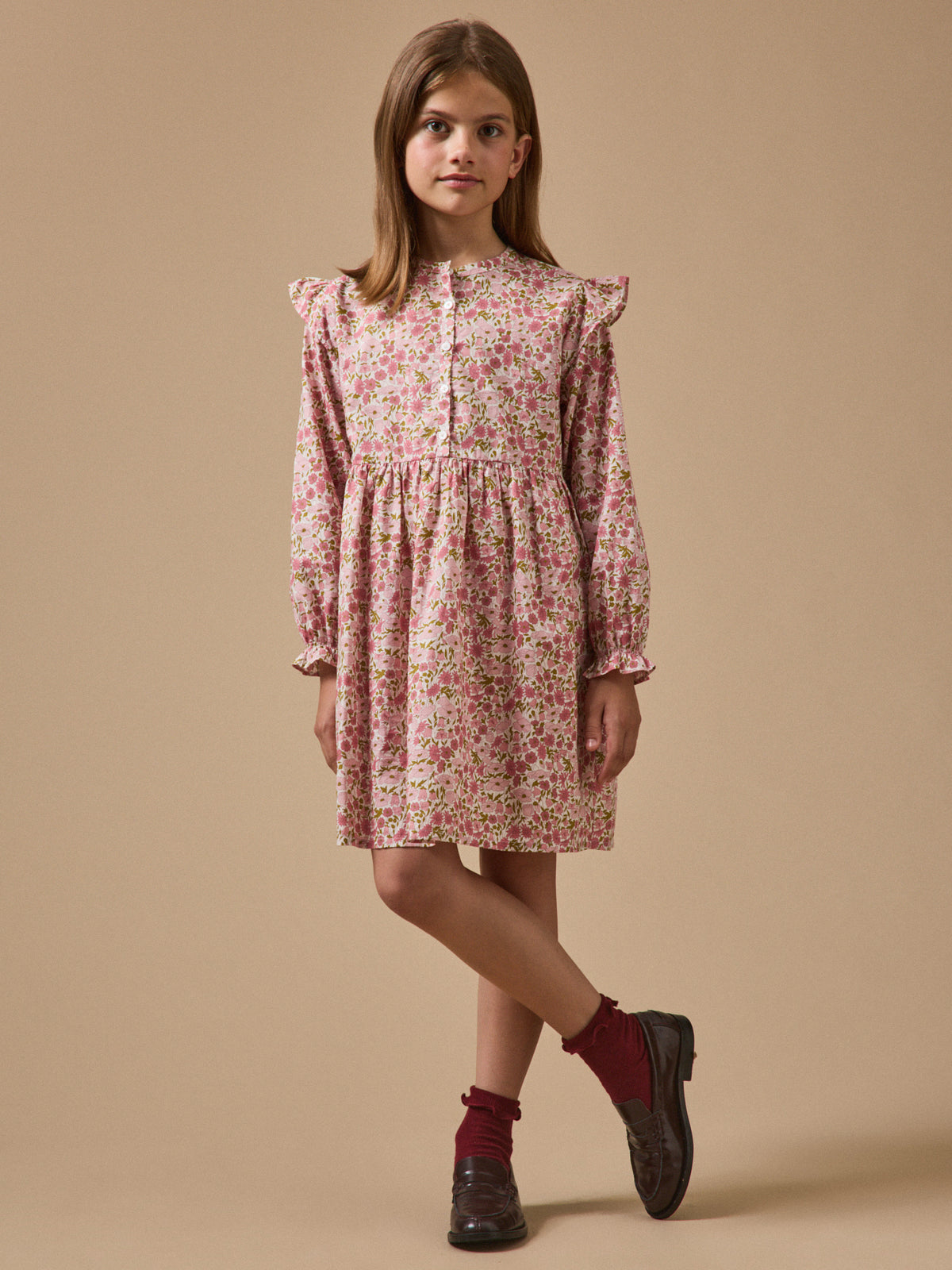 Robe en tissu Liberty Fille