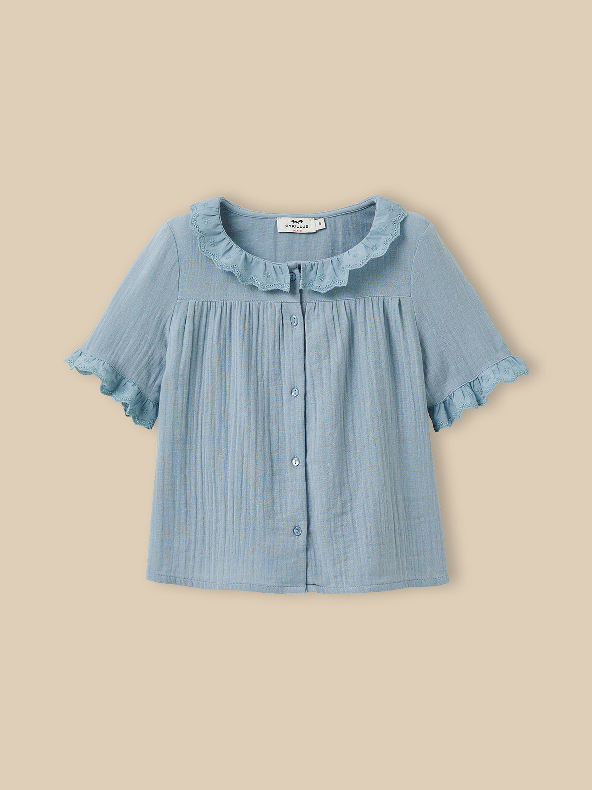 Chemise Fille en gaze - Coton biologique