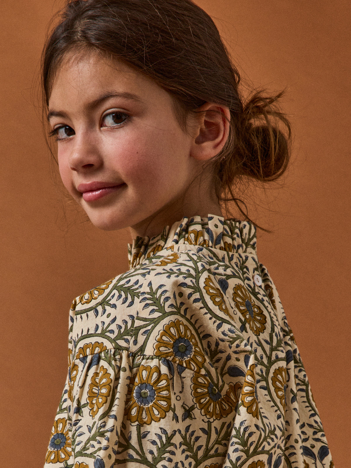 Blouse fleurie Fille TILDAM - Cyrillus X Apaches Collections