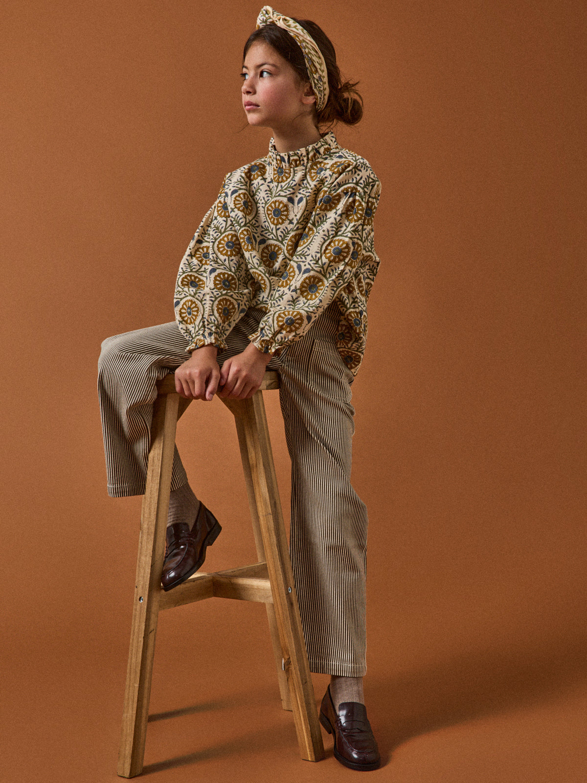 Blouse fleurie Fille TILDAM - Cyrillus X Apaches Collections