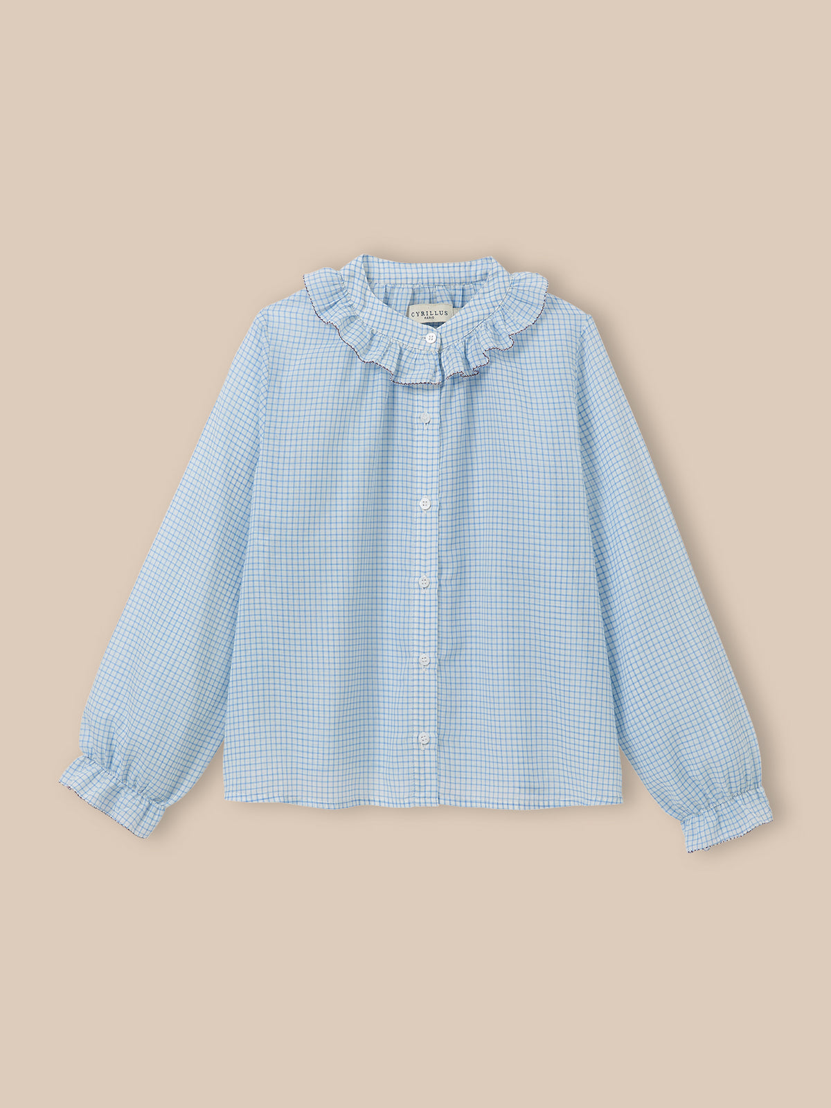 Blouse à carreaux