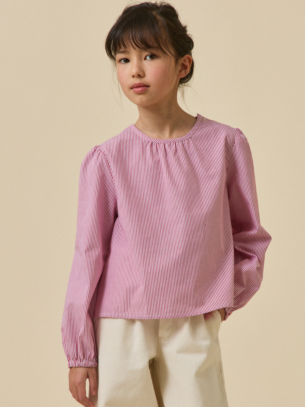 Chemise rayée Fille