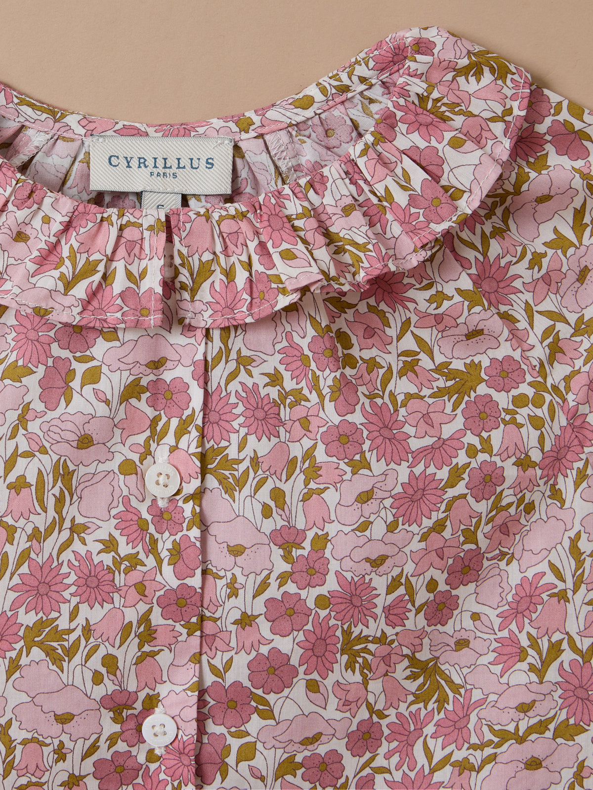 Chemise en tissu Liberty Fille