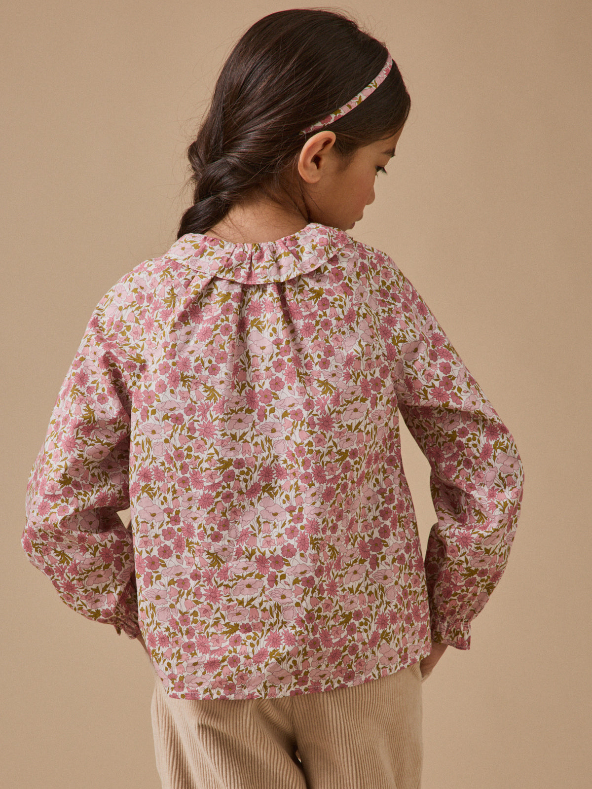 Chemise en tissu Liberty Fille