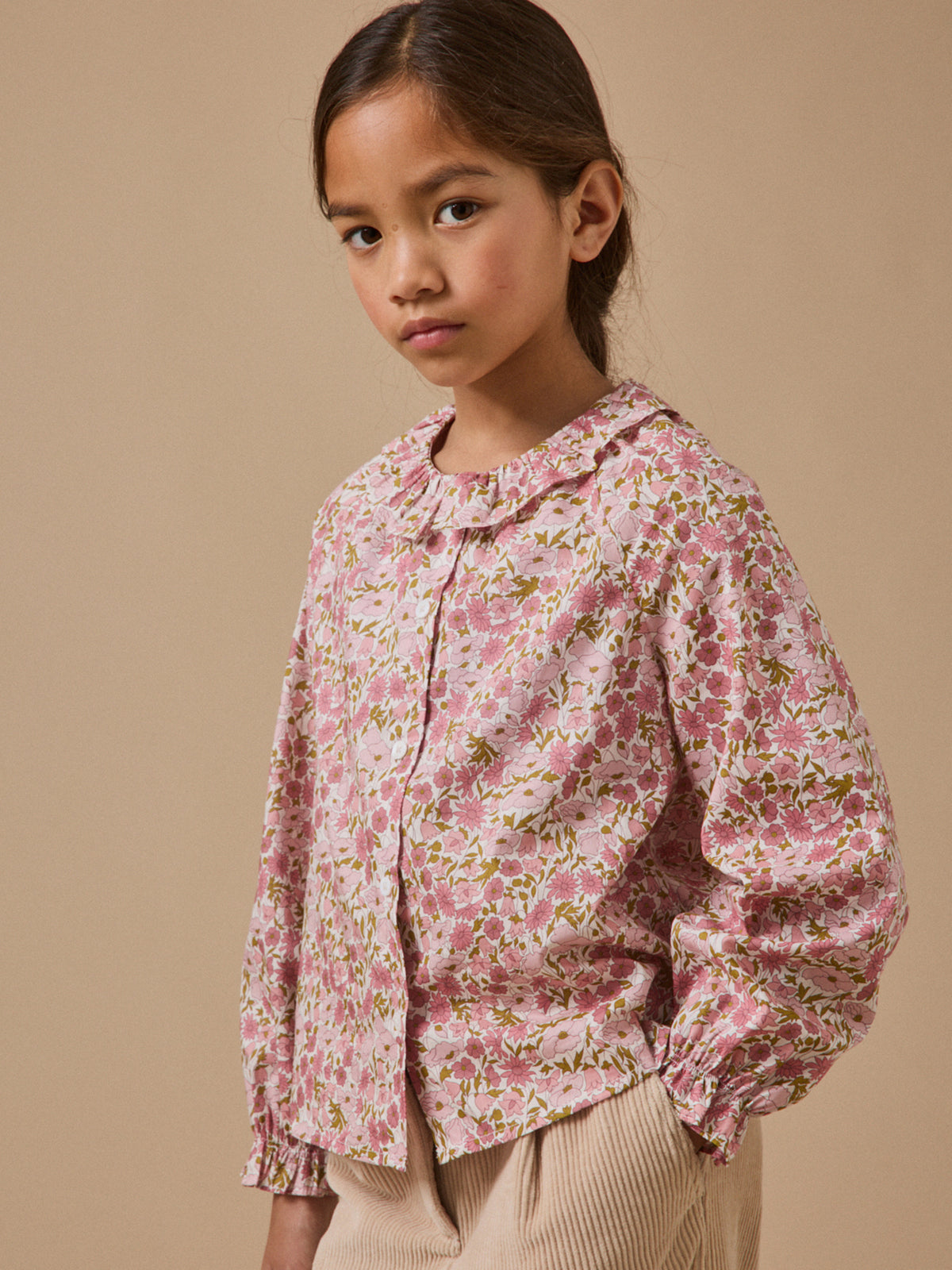 Chemise en tissu Liberty Fille