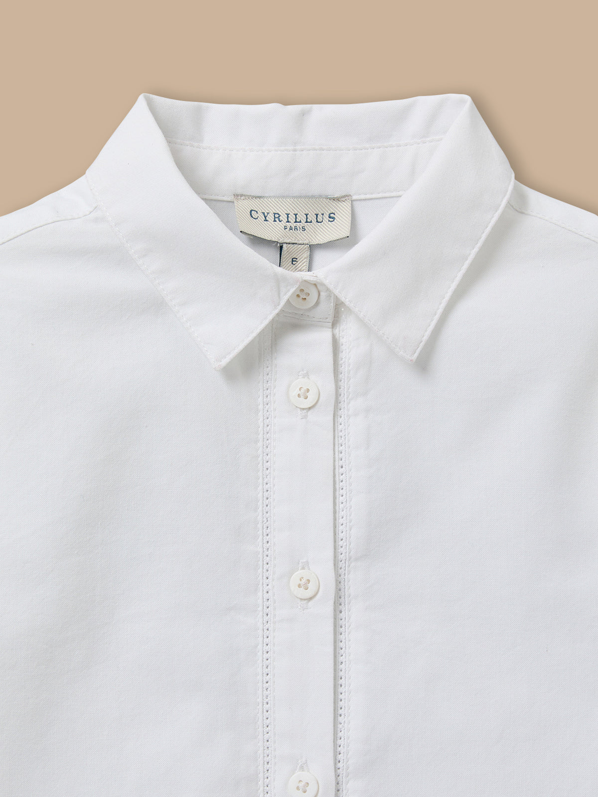 Chemise popeline de coton Fille
