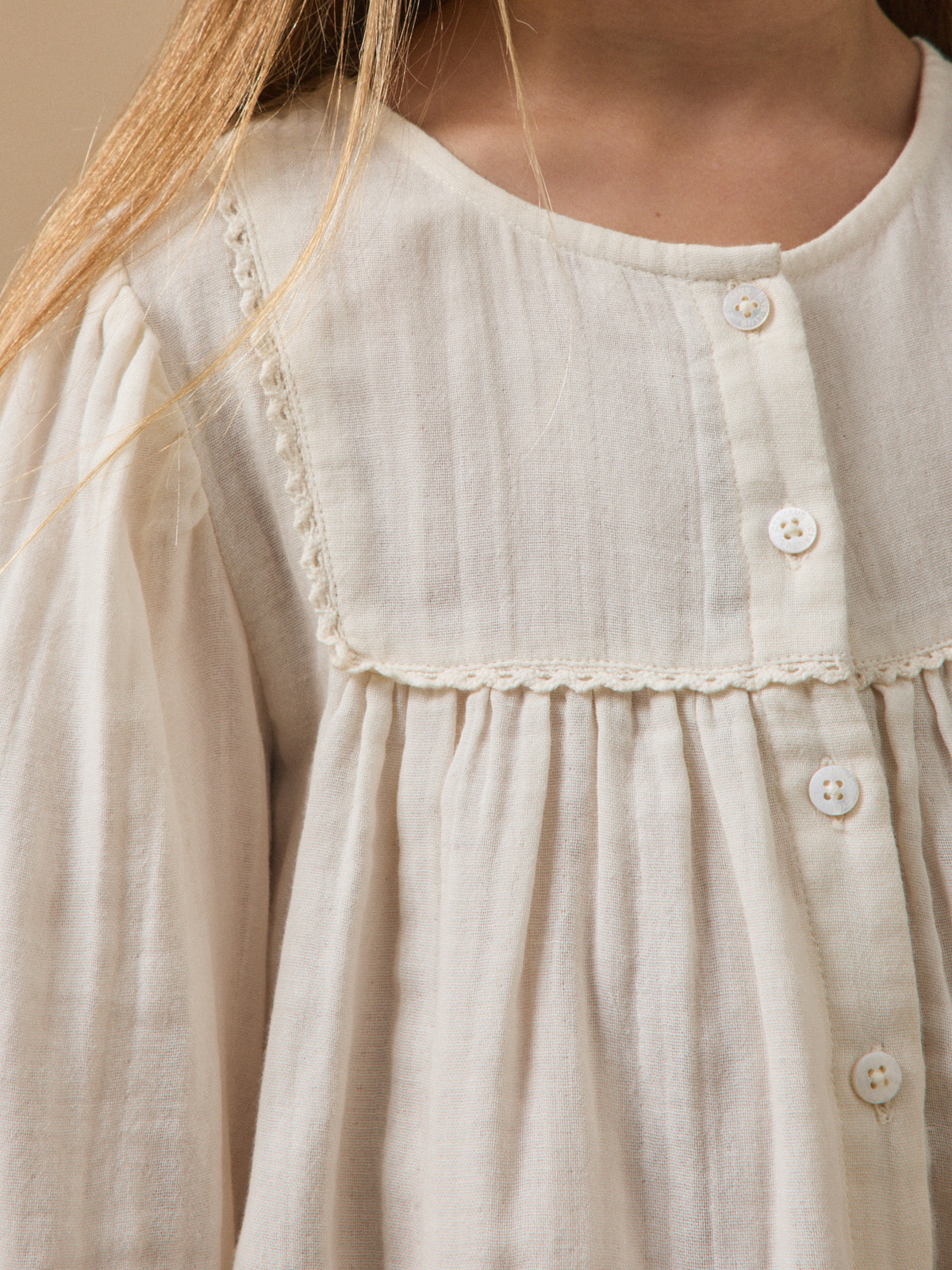 Blouse gaze de coton Fille