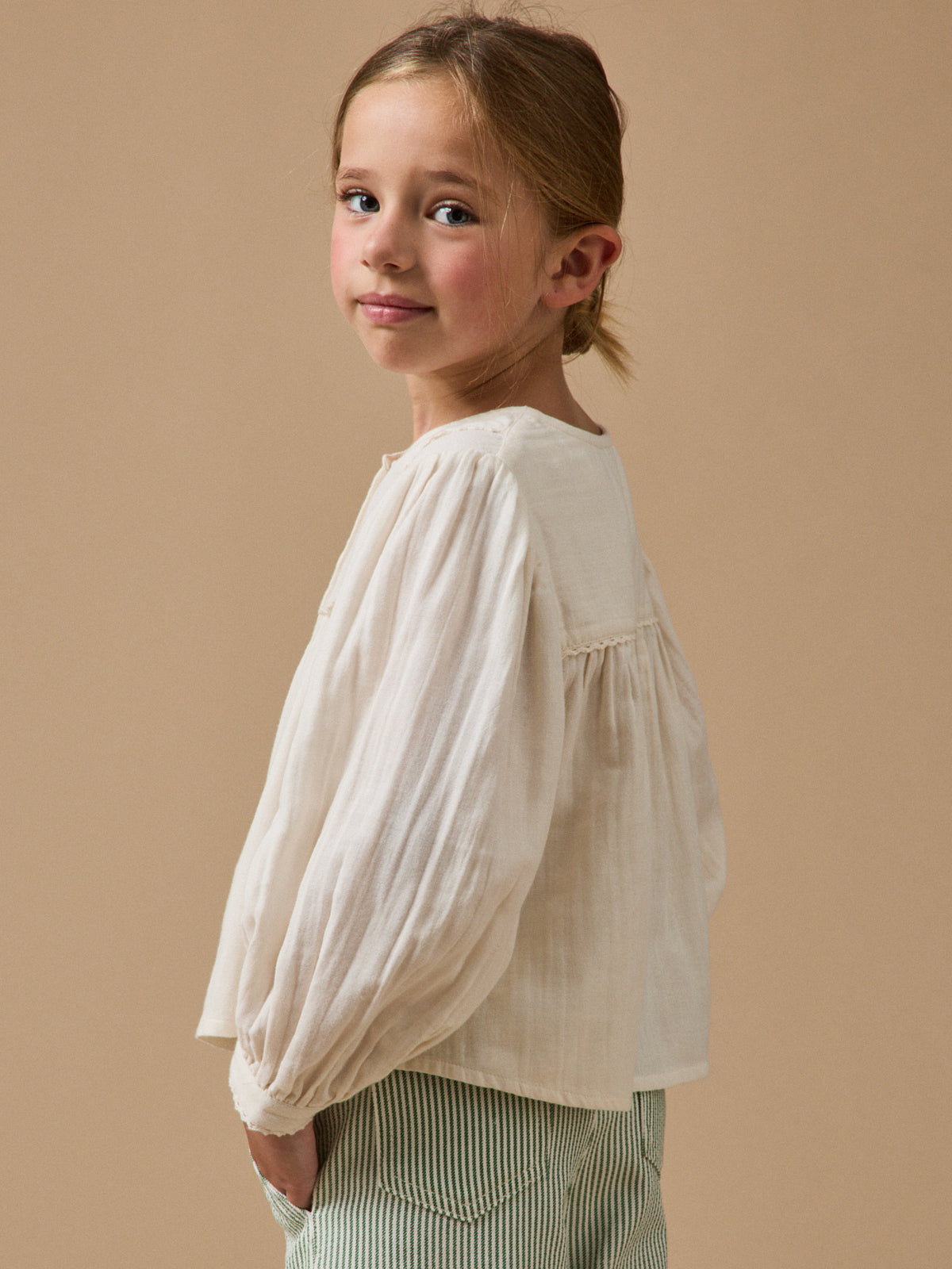 Blouse gaze de coton Fille