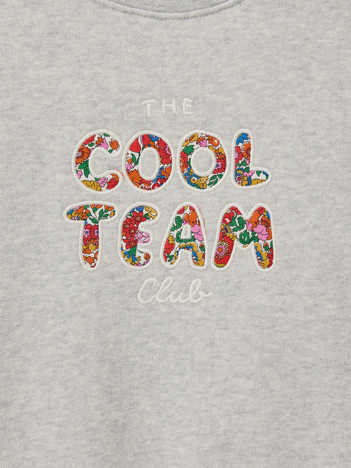 Sweat Cool Team Fille tissu Liberty - Coton biologique