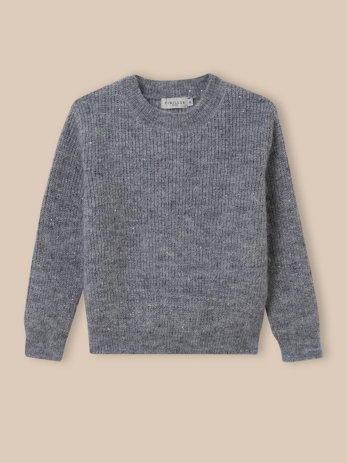 Pull en laine et mohair Fille