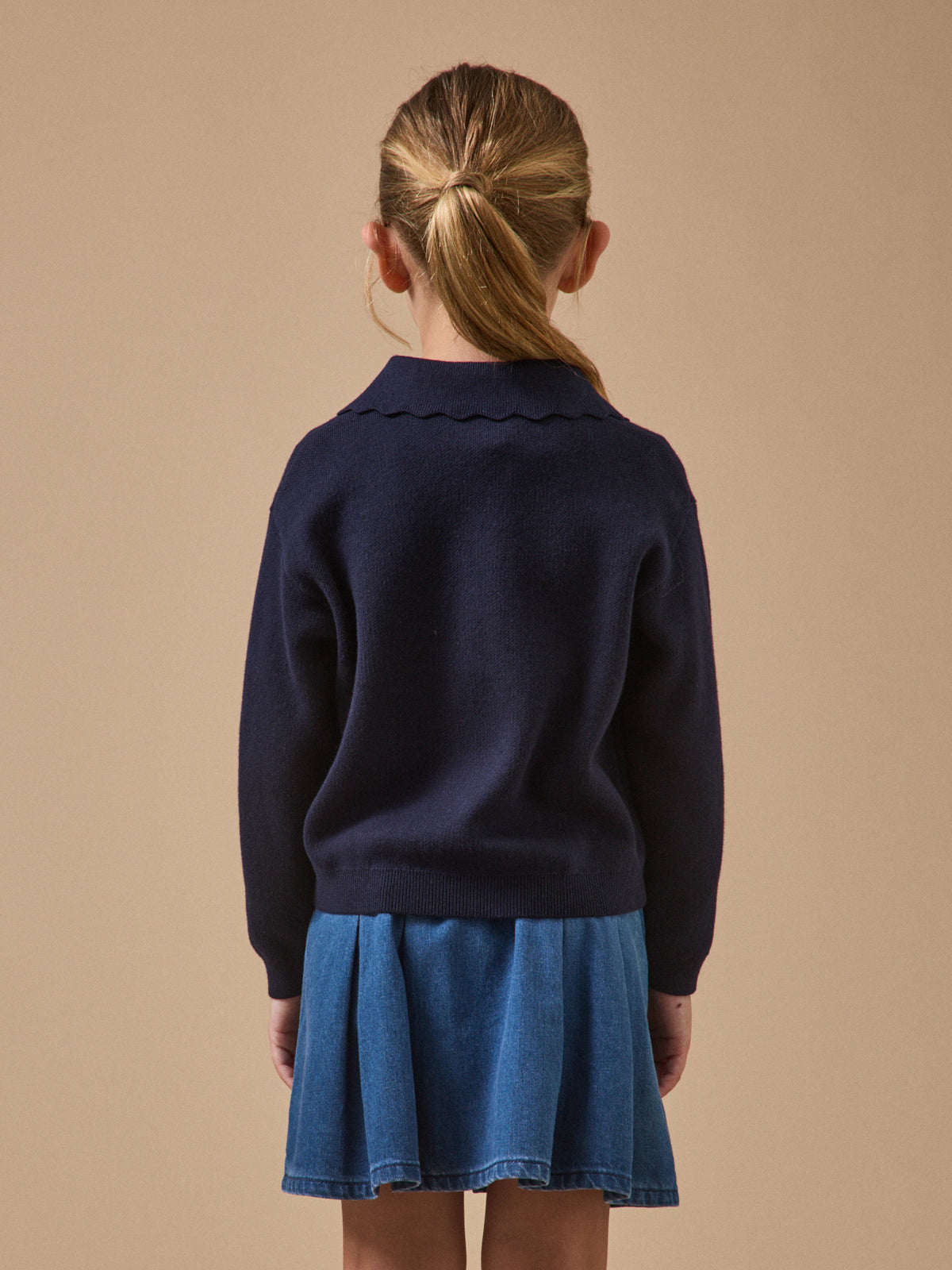 Pull Milano col polo Fille