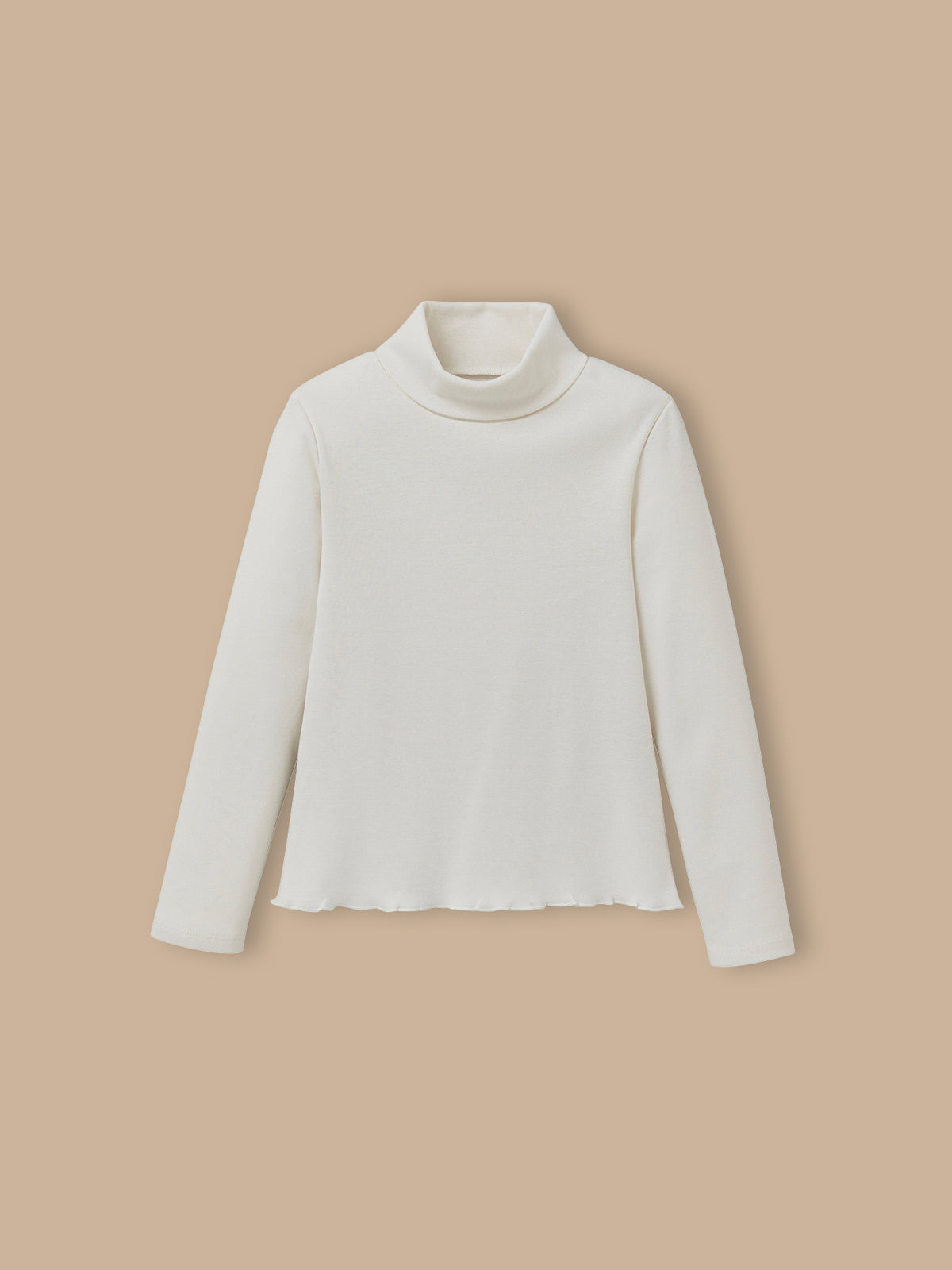 Sous-pull col montant Fille - Coton biologique